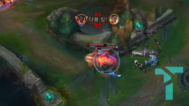 Meo ve Kayn trong giao tranh